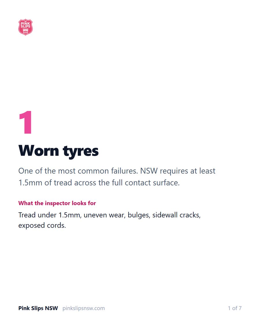 Pink Slips NSW September 2026 social asset, carousel / 1 of 7