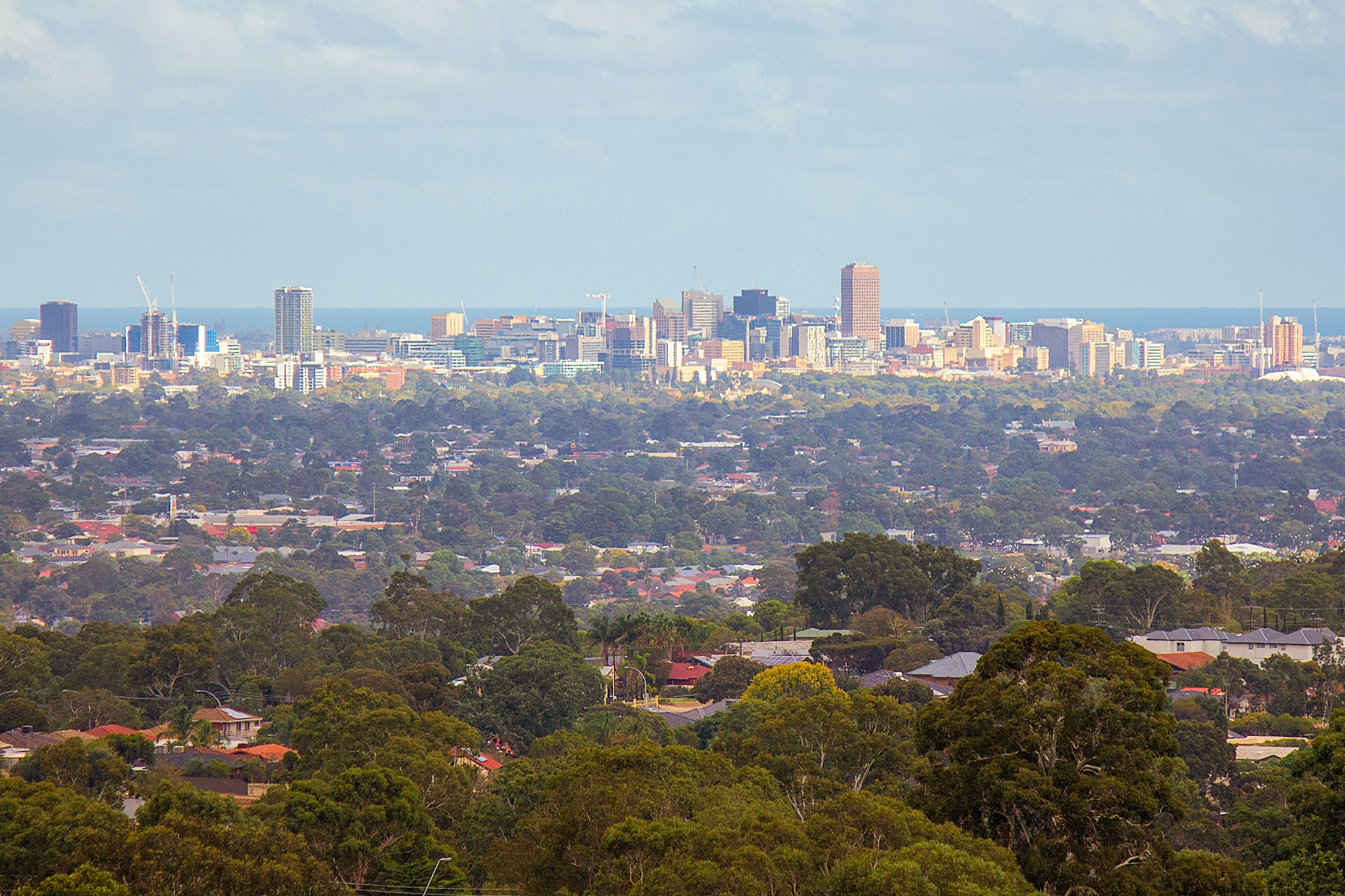 Adelaide from the foothills — Fullarton's home market