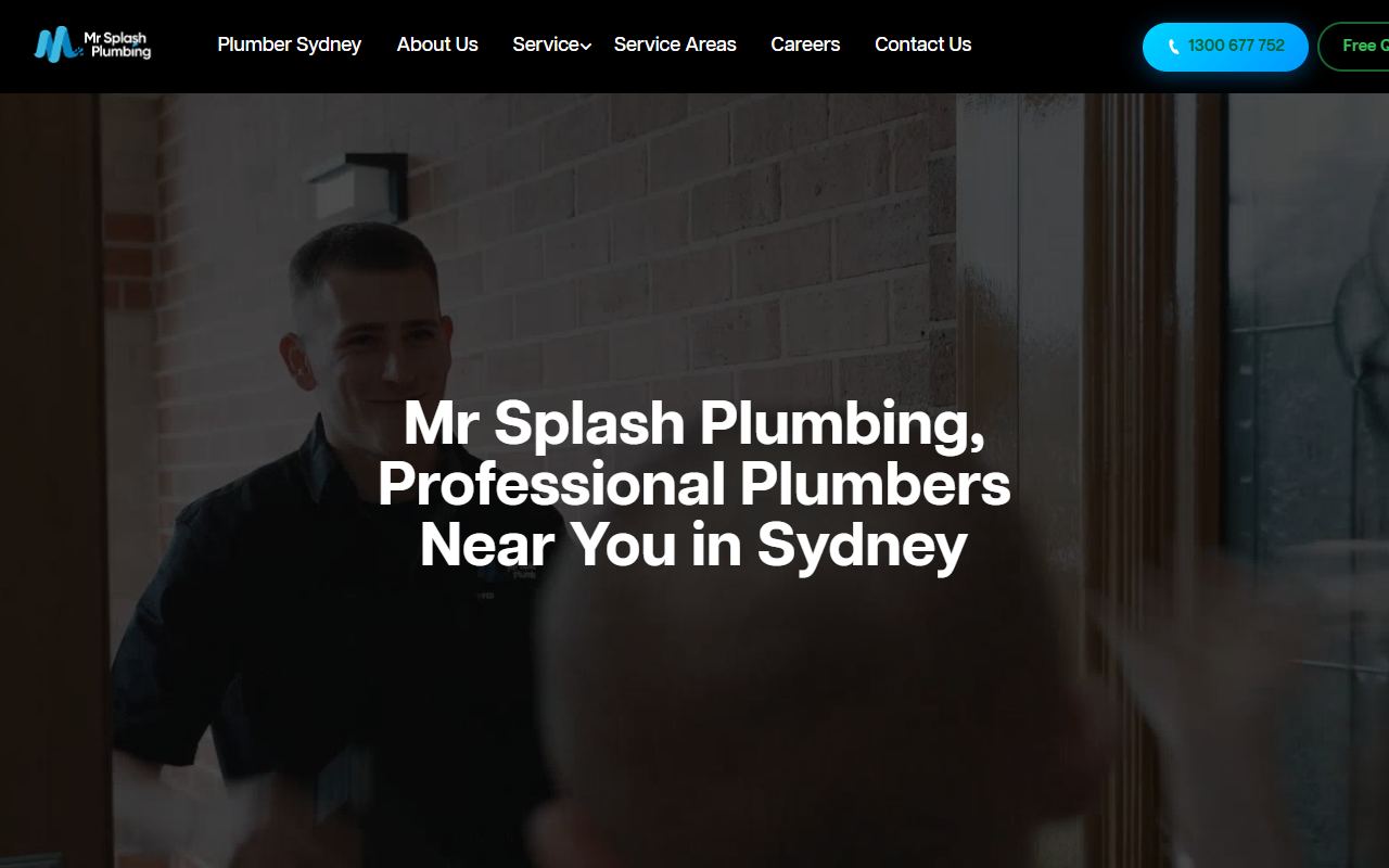 Mr Splash Plumbing website